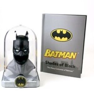 Batman Cowl and book